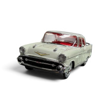 CHEVROLET BEL AIR COUPE 1957 WHITE - MAISTO